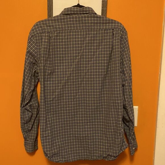 Eddie Bauer Mens Plaid Button Down Shirt Medium Classic Fit Size Medium - Picture 8 of 9